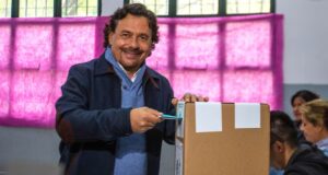 El gobernador Gustavo Sáenz, en las elecciones de 2023