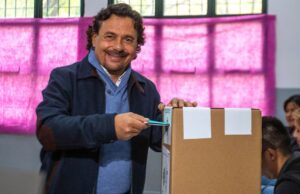 El gobernador Gustavo Sáenz, en las elecciones de 2023