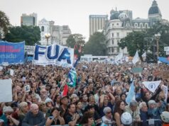 El Frente Universitario anticipó que saldrá a las calles si el Gobierno no cumple con la ley. (Leandro Teysseire)