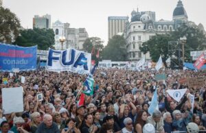 El Frente Universitario anticipó que saldrá a las calles si el Gobierno no cumple con la ley. (Leandro Teysseire)