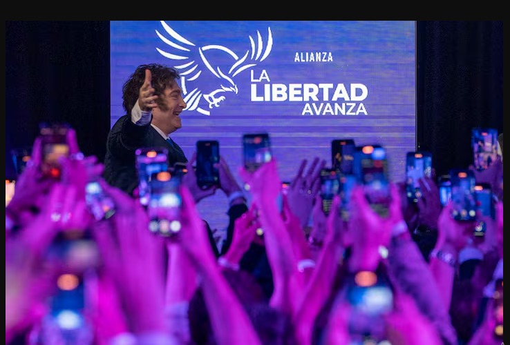 Bunker La Libertad Avanza tras las elecciones de octubre (Guido Piotrkowski) Bunker La Libertad Avanza tras las elecciones de octubre (Guido Piotrkowski)