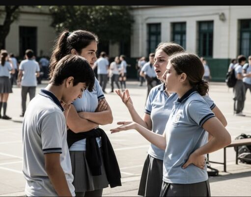 Salta aplicará multas o hasta 30 días de arresto a los padres de niños que cometan bullying Las autoridades aclararon que la última instancia será el arresto (Imagen Ilustrativa Infobae)