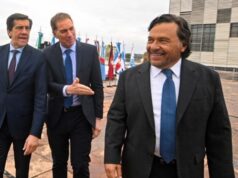 Diego Santilli con gobernadores en Misiones donde se reunió con los gobernadores del Norte grande.