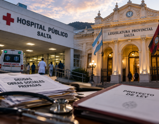 El oficialismo busca legalizar el negocio de Fortuny con las deudas sanitarias Imagen creada con IA